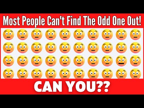 Most People Can't Find The Odd Emoji! CAN YOU?