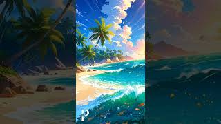 Relax in The Beatch 🏝 | Relaxing Music Video #shorts #relaxing #pixscape