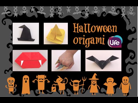 5個簡單萬聖節摺紙 5 Easy Halloween Origami | Life樂生活