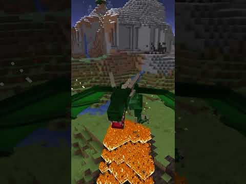 The end of the Fire Dragon Minecraft#shorts