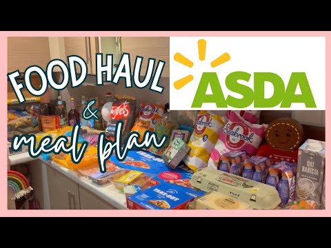 ASDA FOOD HAUL & MEAL PLAN | GROCERY HAUL UK