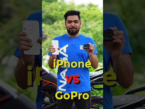 iPhone Vs GoPro which is better for video content creation #travelshorts #shorts #thegeekindia