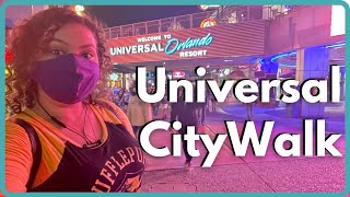 Exploring Universal CityWalk Orlando Florida | Voodoo Doughnut | Studios Store | Chocolate Emporium