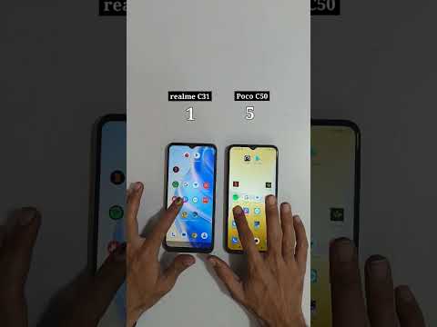 realme C31 vs Poco C50 Speed Test Comparison #shorts #viral #youtubeshorts #shortvideo