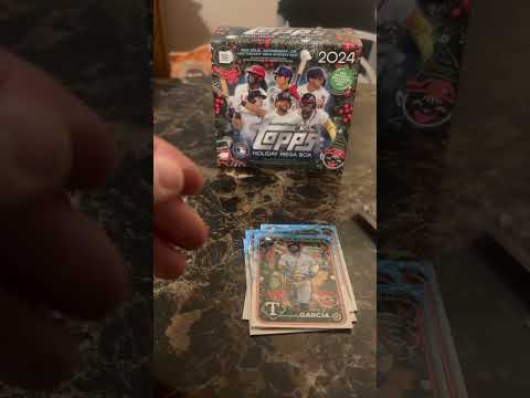 2024 Topps Holiday Mega Pack #shortsfeed #baseballcards #youtubeshortsvideo #ytshorts