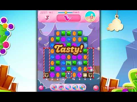 Candy Crush Saga Level 3837   NO boosters