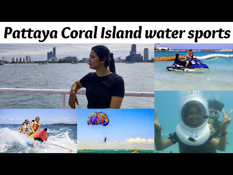 Thrilling Water Sports Adventure Thailand | Pattaya Beach Coral Island | Tamil Travel Vlog | Chennai