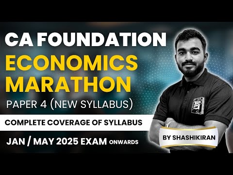 Business Economics Marathon CA Foundation | For January 2025 Exam | ArivuPro | Prof. Shashikiran