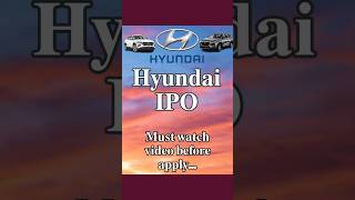 Hyundai IPO review | Hyundai ipo details | Hyundai ipo latest GMP | Hyundai IPO | ipo| Latest IPO |