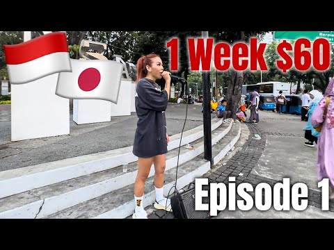 1 Week in Indonesia on a $60 Budget Busking To Survive: Episode 1