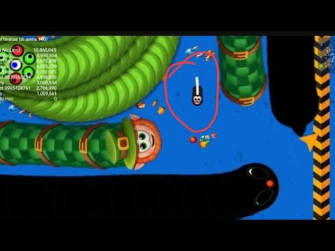 wormate io slither snake magic gameplay 🐍#game #viral  bora wala sap game sap game keise khele  ran