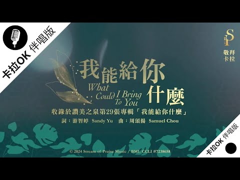 【我能給你什麼 What Could I Bring To You】官方敬拜卡拉OK版MV (無人聲 純樂器伴奏 / 伴唱 Instrumental) - 讚美之泉敬拜讚美 (29)