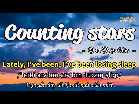 Học tiếng Anh qua bài hát - COUNTING STARS - (Lyrics+Kara+Vietsub) - Thaki English