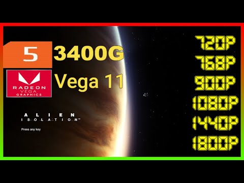 Alien Isolation | Ryzen 5 3400G Vega 11 2x8 (2666MHz) 16GB RAM