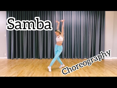 Samba Dance Choreography For All Levels | Step and Repeat | Dance Choreography from the back