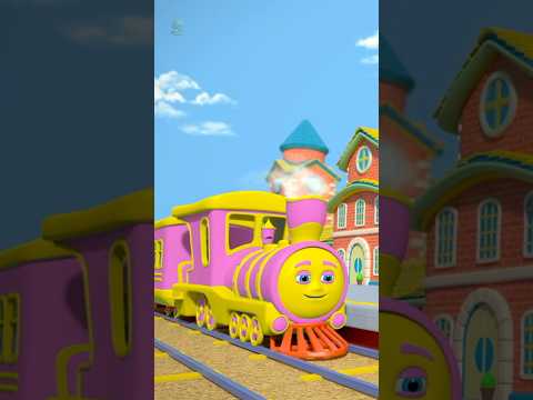 Wheels on the Train #shorts #nurseryrhymes #babysongs #littletreehouse #youtubekids #traincartoon