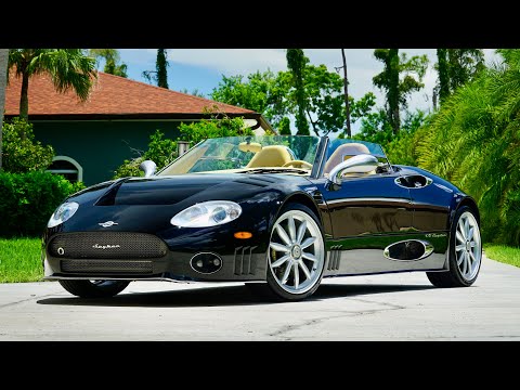 2006 Spyker C8 Spyder 7500 mile Jet Black n Tan  🇳🇱