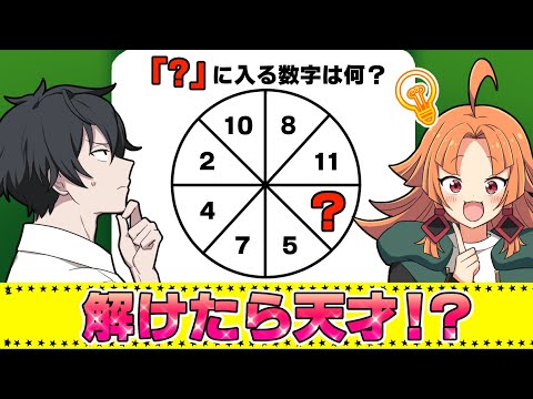 あなたは解ける!?天才度診断！【アニメ】【漫画動画】