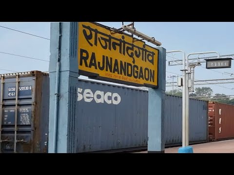 Rajnandgaon railway station Chhattisgarh, Indian Railways Video in 4k ultra HD