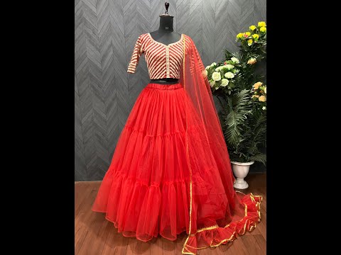 LUNCHING NEW ĐĚSIGNER PARTY WEAR LOOK LENGHA WITH CHOLI DUPATTA SET