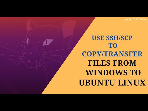 How To Transfer/Copy Files and Folders from Windows to Ubuntu Linux. File transfer using SCP/SSH