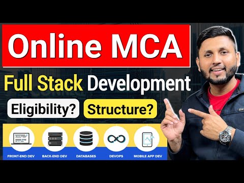 MCA in Full Stack Development | Salary? | Online MCA Admission | MCA Eligibility |MCA Specialisation