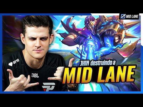 Vamos entrar na onda de AD CARRY na MID LANE? JHIN MID! 4️⃣