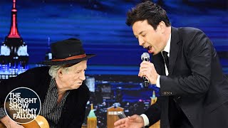 Keith Richards Shows Off His Guitar Skills by Playing Some Rolling Stones Hits | The Tonight Show