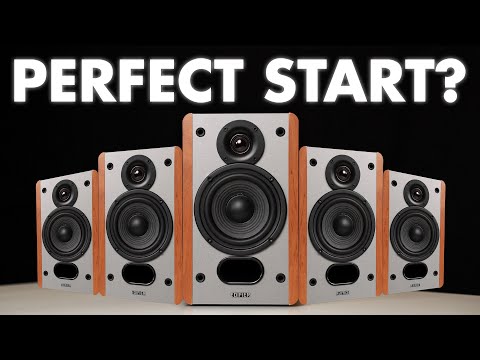 What if you used 5x bookshelf speakers in a 5.1 setup? (Feat. Edifier P12)