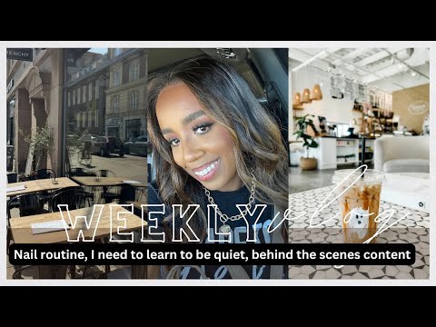 VLOG | Nail routine, I need to learn to be quiet, behind the scenes pictures