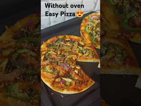 Oven illathe thanne ഇത്ര സിംപിൾ ആയി pizza തയാറാക്കാമോ 😱|Easy pizza recipe|#food #pizza#easy pizza