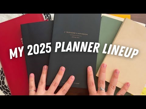 My Plan for 2025 | Sterling Ink, Hobonichi, Papertess Designs