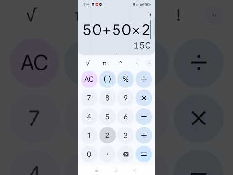 कैलकुलेशन 50+50×2= ?#virelreels #virelshort #virelvideo #calculator