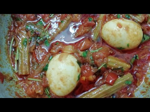 ములక్కాయ ఎగ్ కర్రీ/Drumstick Egg curry simple ricepe