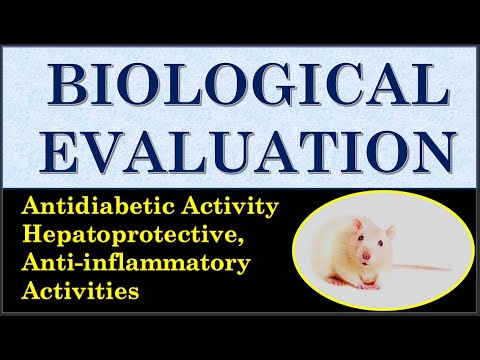 Biological Evaluation of herbal drugs || Pharmacological evaluation