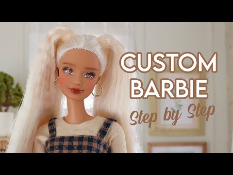 Ooak custom BARBIE  doll by Nerea Pozo  Custom repaint doll