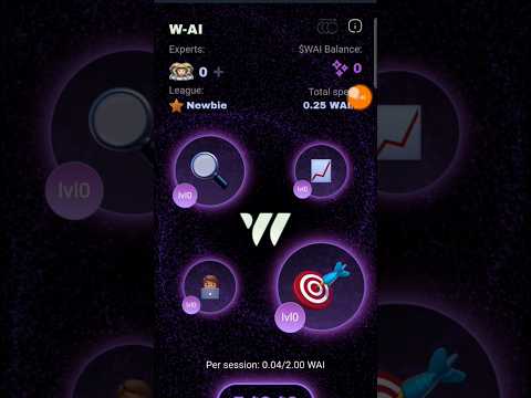 How to earn $WAI! #WCOIN #WAI #airdrop #crypto