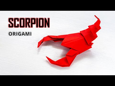 Origami Magic - Transform a Sheet of Paper into a Striking Scorpion!