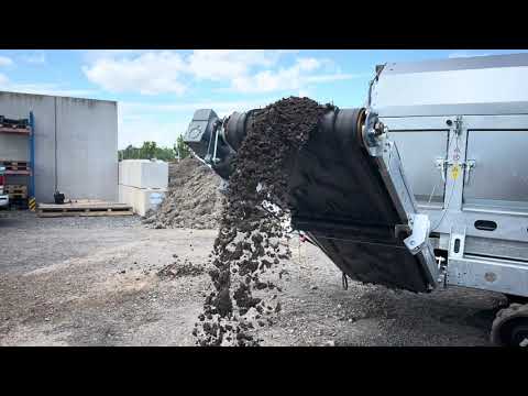 Gremac e2+ trommel screener - Screening muck, troposil and dirt