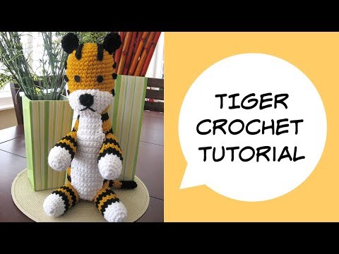 Tiger Amigurumi Tutorial | Hobbes crochet inspired | Free Pattern