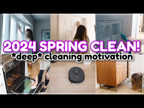 SPRING CLEANING MY DIRTY HOUSE 😱 Extreme Motivation Clean With Me 2024 / Clean Declutter & Organize