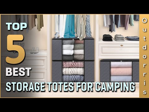 Top 5 Best Storage Totes for Camping Review in 2023