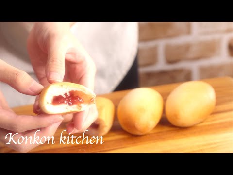 No bursting with a little effort! How to make rice flour jam buns