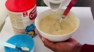 HOW TO MAKE BABY CERELAC INFANT CEREALS WITH MILK