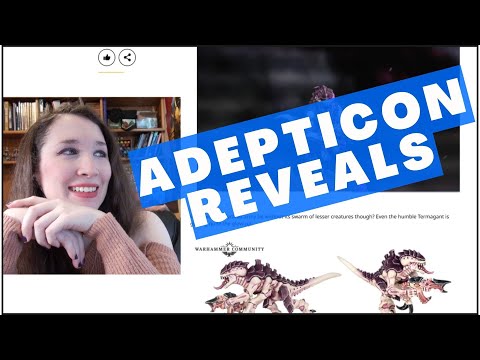 Reaction to Adepticon 2023 Reveals!! New Warhammer Minis!!