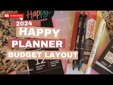 NEW 2024 Happy Planner Budget| Happy Planner Review #budget #planner