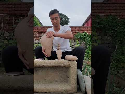 🪨✨Unreal Stone Balancing! 😱 This Feels Like Pure Magic! 🧙‍♂️ #StoneMagic #shorts #ytshorts