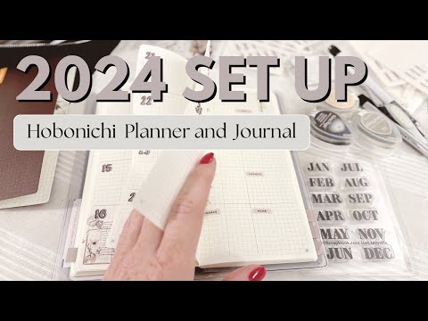 2024 Planner and Journal Set Up | Hobonichi Weeks Mega