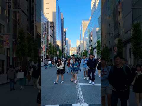 Ginza is a nice city, Tokyo #japan #travel #trendingshorts #foryou #shorts