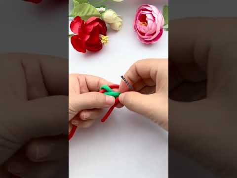 Twist knot rope, beautiful and firm, rope braiding skills sharing, practical knots, easy-to-lear